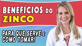 Benefícios do Zinco  Para Que Serve Alimentos Como Tomar e Dicas TESTOSTERONA [upl. by Saimon]