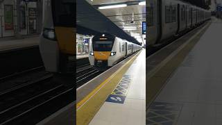 Thameslink Class 700 700122 arriving into City Thameslink train shorts publictransport london [upl. by Elaen369]