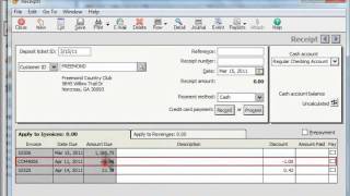 Peachtree Tutorial Applying Credit Memos Sage Training Lesson 192 [upl. by Garlaand]