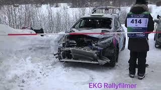 Rally Sweden 2024 Bruno Bulacia After Crash [upl. by Enois693]