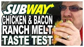 Subway Chicken amp Bacon Ranch Melt Taste Test  KBDProductionsTV [upl. by Aliuqet973]