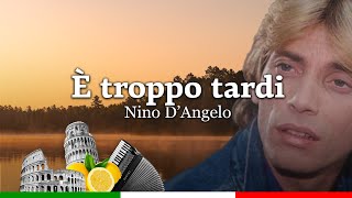 E troppo tardi  Brano originale di Nino DAngelo [upl. by Ytinav]