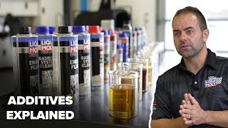 LIQUI MOLY Additives Explained  Engine Flush Injection Cleaner Cera Tec Valve Clean and More [upl. by Mosra]