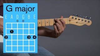 How to Play a G Major Open Chord  Guitar Lessons [upl. by Dannica470]