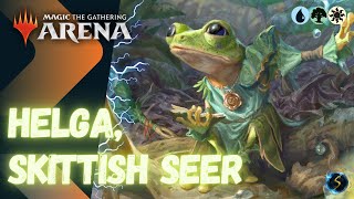 EXPENDING 🌲💧☀️ Helga Skittish Seer  MTG Arena  Historic Brawl [upl. by Culberson]