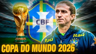 COPA DO MUNDO 2026 com FILIPE LUÍS O NOVO TREINADOR DA SELEÇÃO  PES 2021 PATCH 100 ATUALIZADO [upl. by Dnarud]