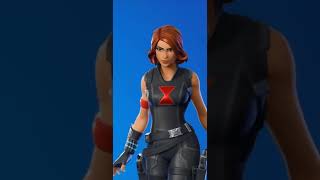 BLACK WIDOW Fortnite skin [upl. by Aihsemat]