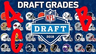 Every Teams 2018 NFL Draft Grade  NFL [upl. by Notled]