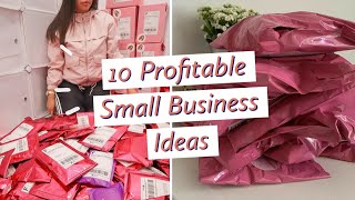 10 Highly Profitable HomeBased Business Ideas💡 [upl. by Tamanaha]