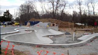 Construction Update 4 Veterans Skatepark 1212  Woodbridge VA  Thunderwood [upl. by Arlene122]