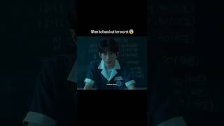 He found out her Secret 😨☠️🤫 Psychopath boy kdrama cdrama scary school shorts viralvideo fyp [upl. by Ahsinat]