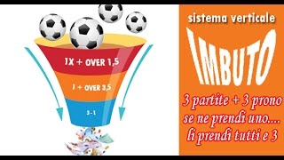 IMBUTO sistema verticale per vincere scommesse sportive multiple [upl. by Ayortal175]