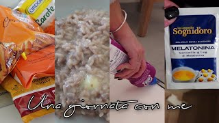 DAILY VLOG  Risotto salsiccia e taleggio  Svuota la spesa  Pulizia doccia e quotidianità [upl. by Jaqitsch72]