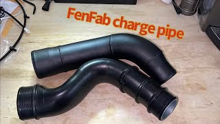 FenFab charge pipe wstock BOV install on 2021  2022 Explorer ST [upl. by Ertnod]