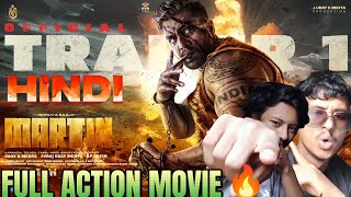 MARTIN KANNADA MOVIE TRAILER  MARTIN DHRUVA SARJA MOVIE TRAILER  REACTIONS VIDEOS 🔥 [upl. by Neelhtak]