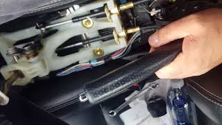 MR2 Roadster  Spyder Handbrake Adjustment  The Way that works [upl. by Casie]