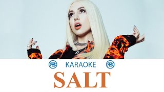 Ava Max  Salt  Karaoke Instrumental official [upl. by Anihcak481]