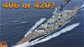 WoWs  Friedrich der Große  406 mm or 420 mm [upl. by Feodor]