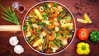 How to Make Spanish Seafood Paella [upl. by Komsa677]