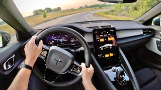 2023 Polestar 2 AWD Performance  POV Review [upl. by Oluap]