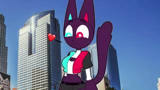 Giantess TikTok Cat is Loving Los Angeles [upl. by Sadnac]