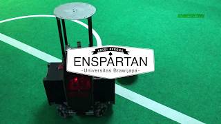 1st Prototype ENSPARTAN 2017  Robot Sepakbola Beroda Universitas Brawijaya [upl. by Seabrook]