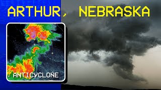 Anticyclonic Supercell in Nebraska  July 3 2024 stormchase tornado [upl. by Noemi]