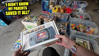 1980s TIME CAPSULE TOY COLLECTION RESCUED FROM ATTIC AFTER DECADES [upl. by Aitnyc]