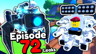 EPISODE 72 PART 1 UPDATE LEAKS Toilet Tower Defense [upl. by Sneed749]