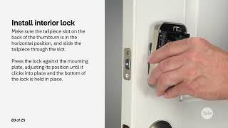 How to Install Yale Assure Lock 2 Plus [upl. by Nauqel]