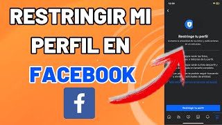 COMO RESTRINGIR MI PERFIL EN FACEBOOK [upl. by Edbert]