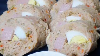 Embutido Recipe  Pinoy Style Meat Loaf [upl. by Naesad388]