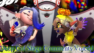 Splatoon 3  Voicing Deep Cuts Stage Comments [upl. by Nauqram968]