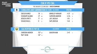 Calverton CC 1st XI v Cavaliers and Carrington CC 4th XI [upl. by Akenom]