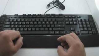 Microsoft Sidewinder X4 Gaming Keyboard Review [upl. by Coffin694]