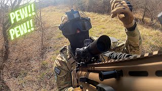 Airsoft FN Herstal ScarH Gameplay  Insane recoil🔥🔥 [upl. by Enirhtak]