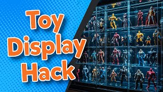 IKEA Billy Bookcase Display Cabinet Hack Retro Toy Storage Solution [upl. by Hgielsel]