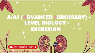 AAS Advanced Subsidiary Level  Biology  Regulation Control Excretion [upl. by Eytteb]