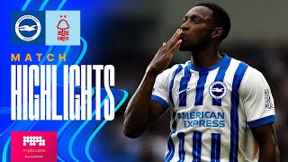 HIGHLIGHTS  Brighton v Nottingham Forest  Premier League [upl. by Anwahsat]