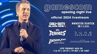 GAMESCOM OPENING NIGHT LIVE 2024 EVENT gamescom blackops6 marvelrivals openingnightlive [upl. by Fritzie768]