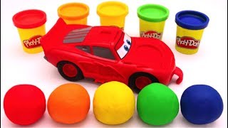 Play Doh Disney Pixar Lightning McQueen for Kids [upl. by Charbonneau]