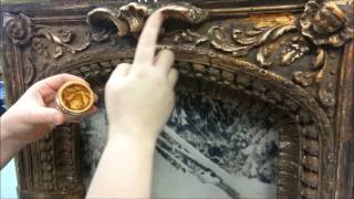 French Gilding Wax How To Apply It [upl. by Yekcir]