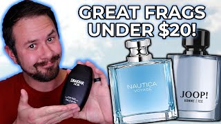 10 Of The BEST Fragrances Under 20  Cheap Fragrances For Men [upl. by Lelah578]