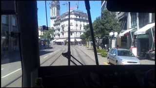 VBZ ZÜRICH TRAM  Linie 2 Bahnhof Tiefenbrunnen  Farbhof [upl. by Refinne]