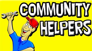 Community Helpers for Kids Jobs in the Community Vocab  Learning Videos for Toddlers [upl. by Goldfarb]