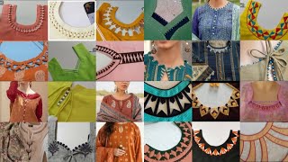 Trendy Neck Designs 2024  Gale Ke Design 2024  Neck Design with lace  New Neck Design 2024 [upl. by Laud]