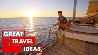 Spending the NIGHT on the Great Barrier Reef  TRAVEL  Great Home Ideas [upl. by Oznol]