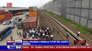 Rizal Ramli Bongkar Beton Penutup Rel Kereta di Tanjung Priok [upl. by Fruin]