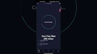 Tata Play fiber 200 Mbps speed test tataplay fiber 200mbps [upl. by Adnirb813]