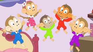 5 Little Monkeys Nursery Rhyme [upl. by Tse690]